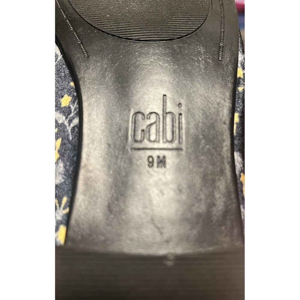 Cabi Women’s Velvet Carnaby Floral Slip On/ Loafers Shoes, Size 9 - Picture 9 of 10